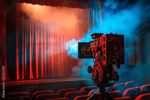 cinema festival banner poster by generative ai