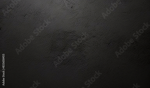 Abstrato fundo cinza escuro e preto com design 3D em camadas cortadas e espaço para texto	 photo