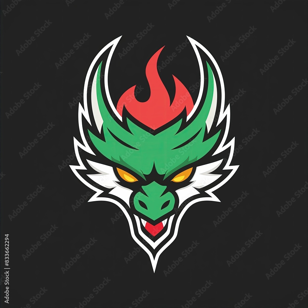 dragon gaming logo. dragon logo to apps. dragon logo to turnament