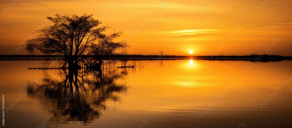Sunset. Creative banner. Copyspace image Sunset. Creative banner. Copyspace image