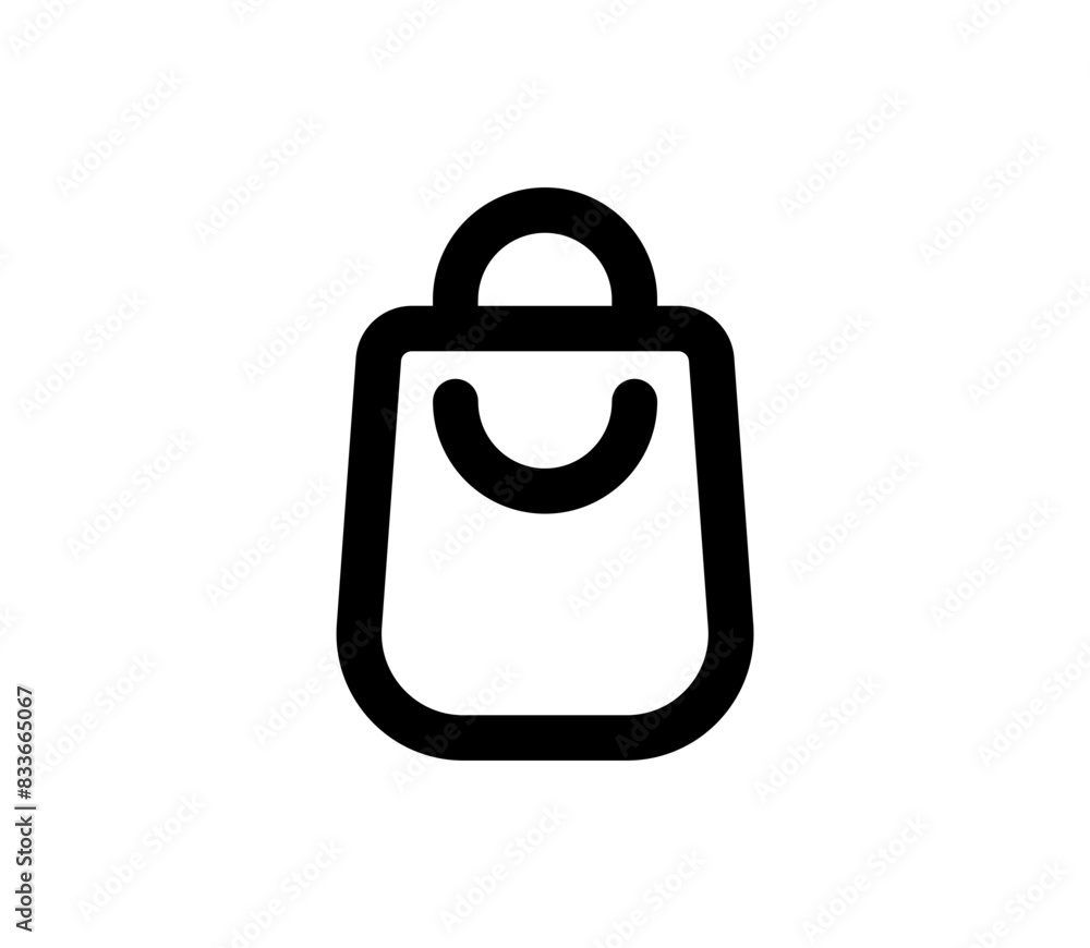 Bag icon. Shopping bag simple illustration. Bag icon. Shopping bag simple illustration.