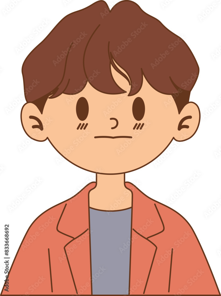 Hand Drawn Avatar Illustration Element Hand Drawn Avatar Illustration Element