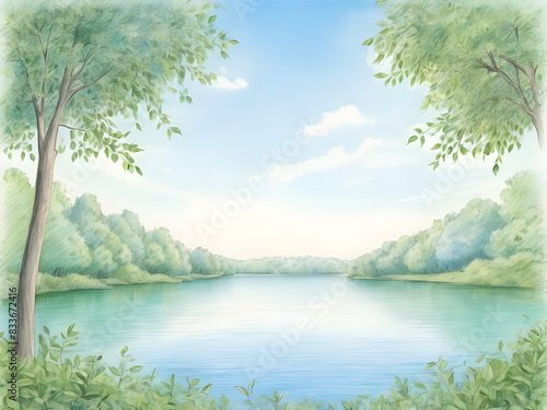 lake in the forest