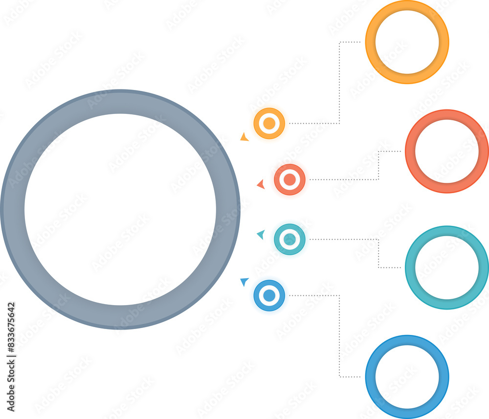 Infographic template with four steps or options, workflow, process diagram Infographic template with four steps or options, workflow, process diagram