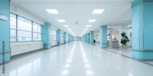 "Medical Research-Ready Hospital Hallway Photo". Concept Medical Research, Hospital Hallway, Research Facility, Healthcare Environment, Clinical Setting