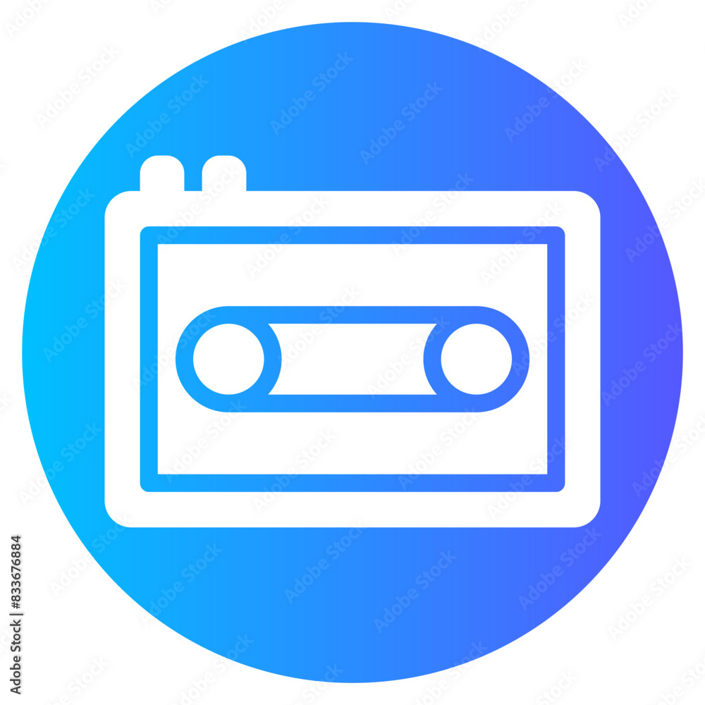 recorder gradient icon recorder gradient icon