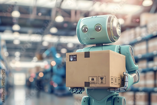 warehouse robot - robots, warehouse, automation, fulfillment, logistics 