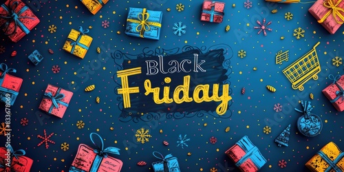 A flat design banner for a ...