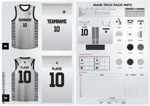 basketball jersey sublimation template