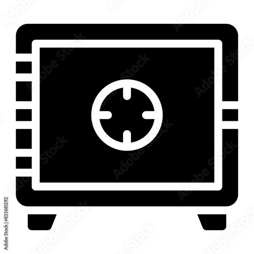 safebox glyph icon
