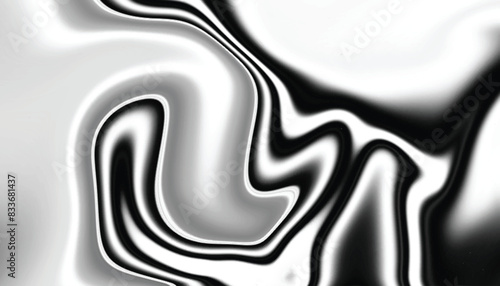 Liquid metallic texture. Wavy chrome metallic abstract background. Liquify shiny silver wave background.