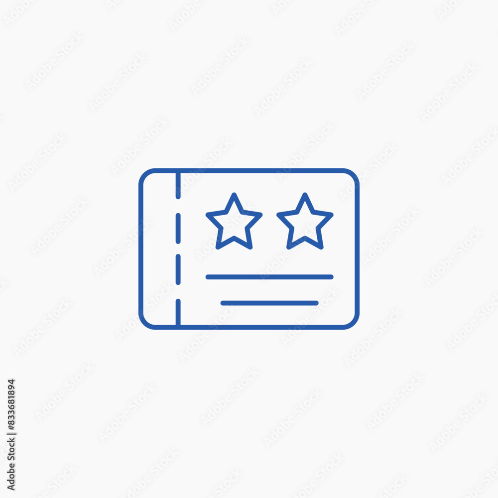 ticket coupon star pass icon ticket coupon star pass icon