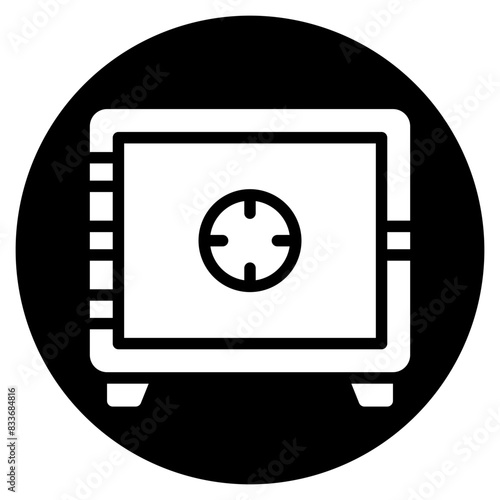 safebox glyph icon