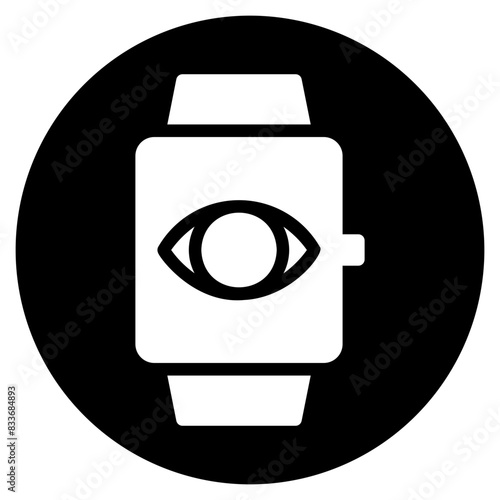 smartwatch glyph icon