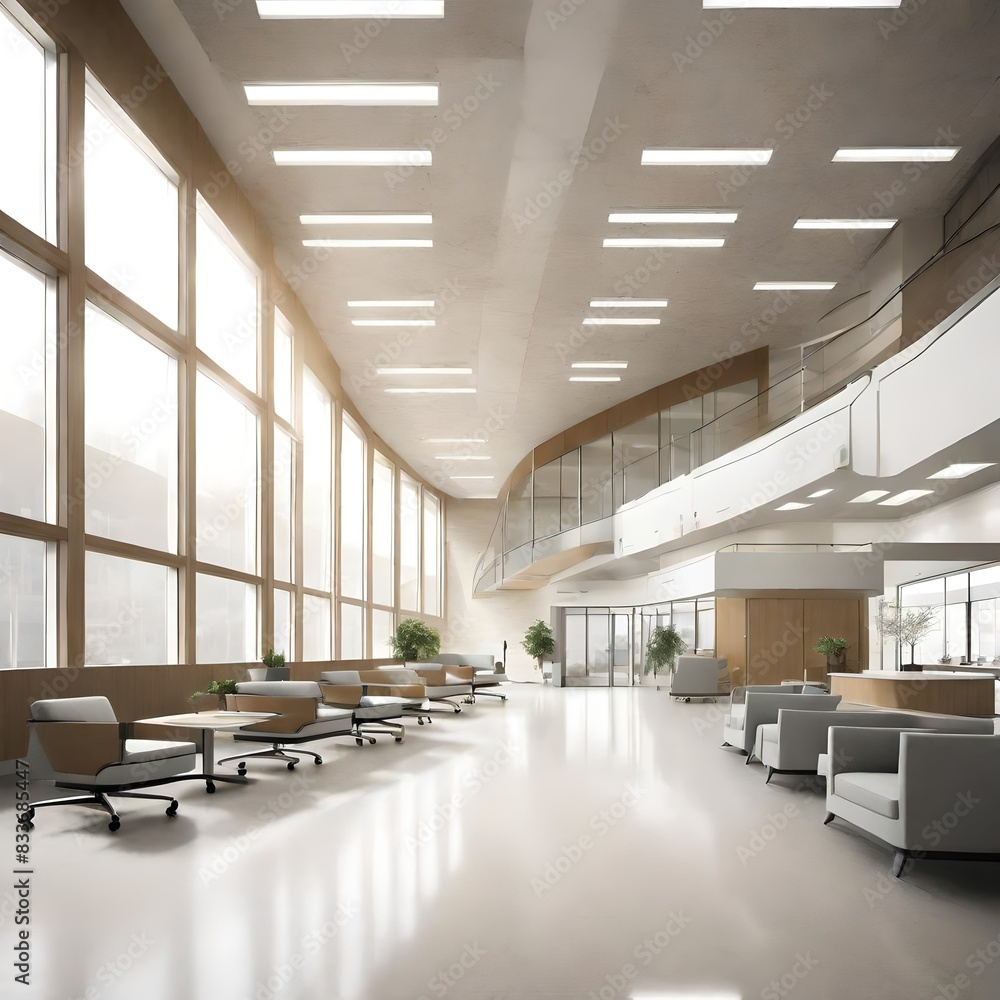 describe a beautiful view of a office hall with well furnished furniture. describe a beautiful view of a office hall with well furnished furniture.