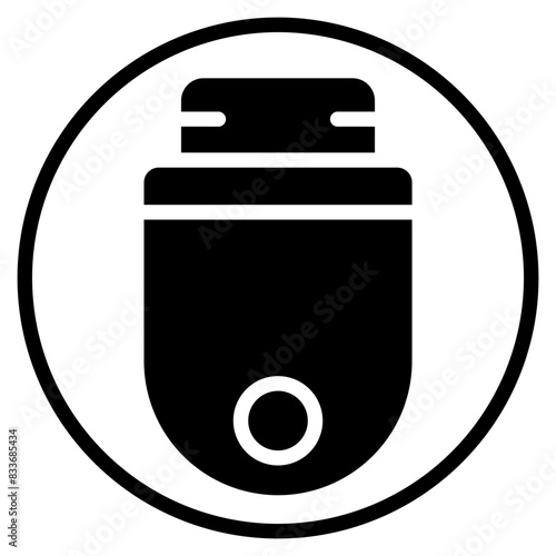 pen drive glyph icon