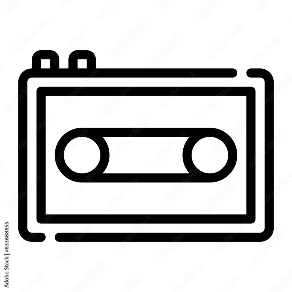 Obraz premium recorder line icon