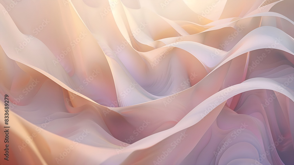 Wavy Fabric Texture in Soft Pastel Colors Wavy Fabric Texture in Soft Pastel Colors