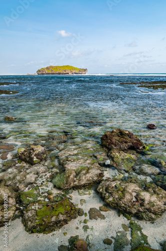 Beautiful view of sili Beach, Gunungkidul, Yogyakarta, Indonesia