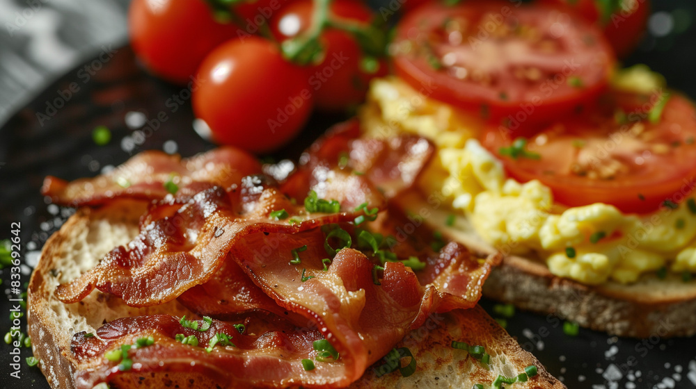 bacon scrambled egg and tomato bacon scrambled egg and tomato