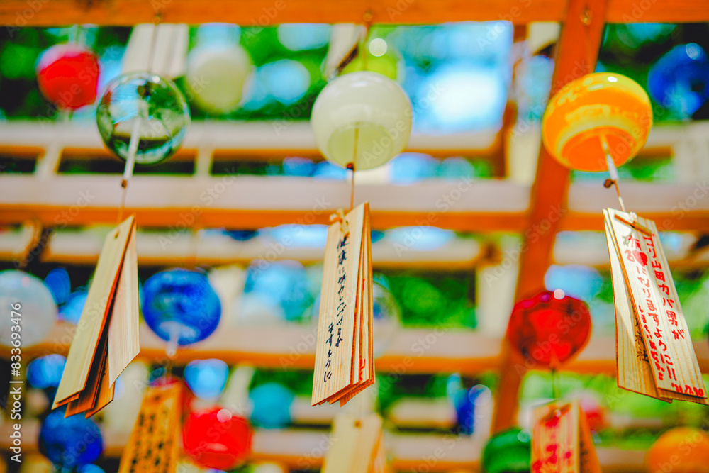 日本の夏の風鈴