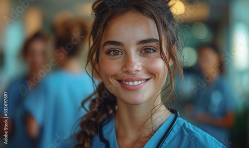 A beautiful woman nurse