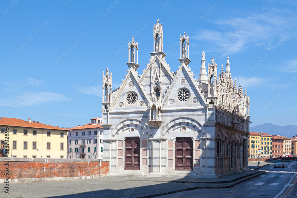 Obraz premium The Santa Maria della Spina in Pisa