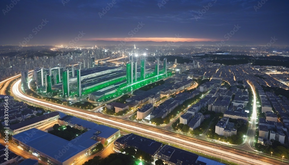 Fototapeta premium Sustainable urban design concept