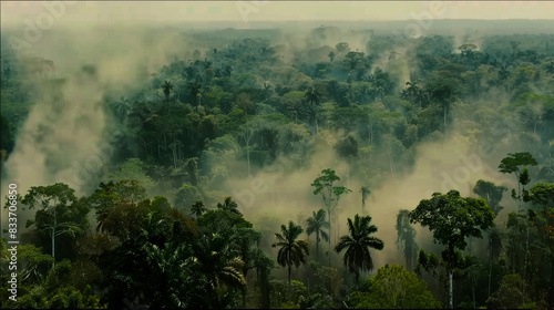 A breathtaking exploration of the Amazon rainforest. Drones reveal the vastness of the jungle.
