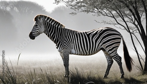 Zebra in the wild