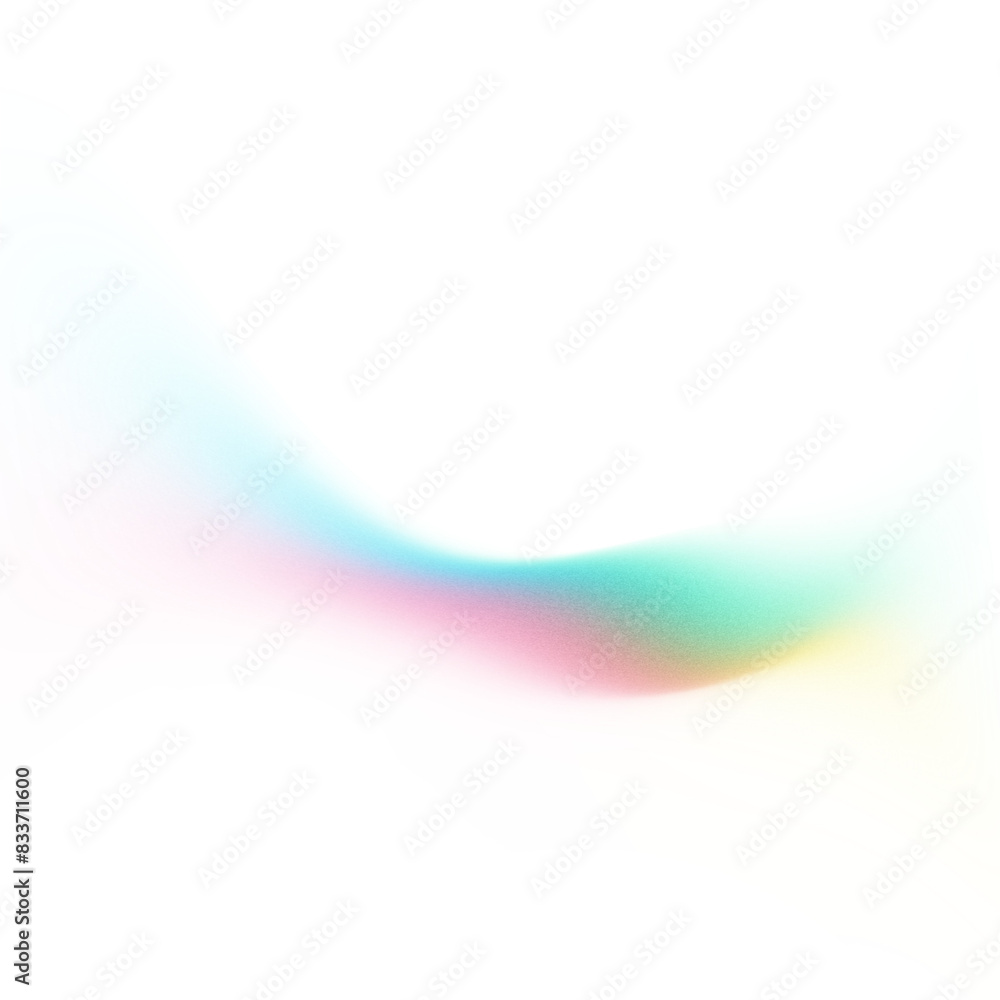 Obraz premium Grainy Gradient Texture Abstract Blob Shapes. Transparent PNG Element