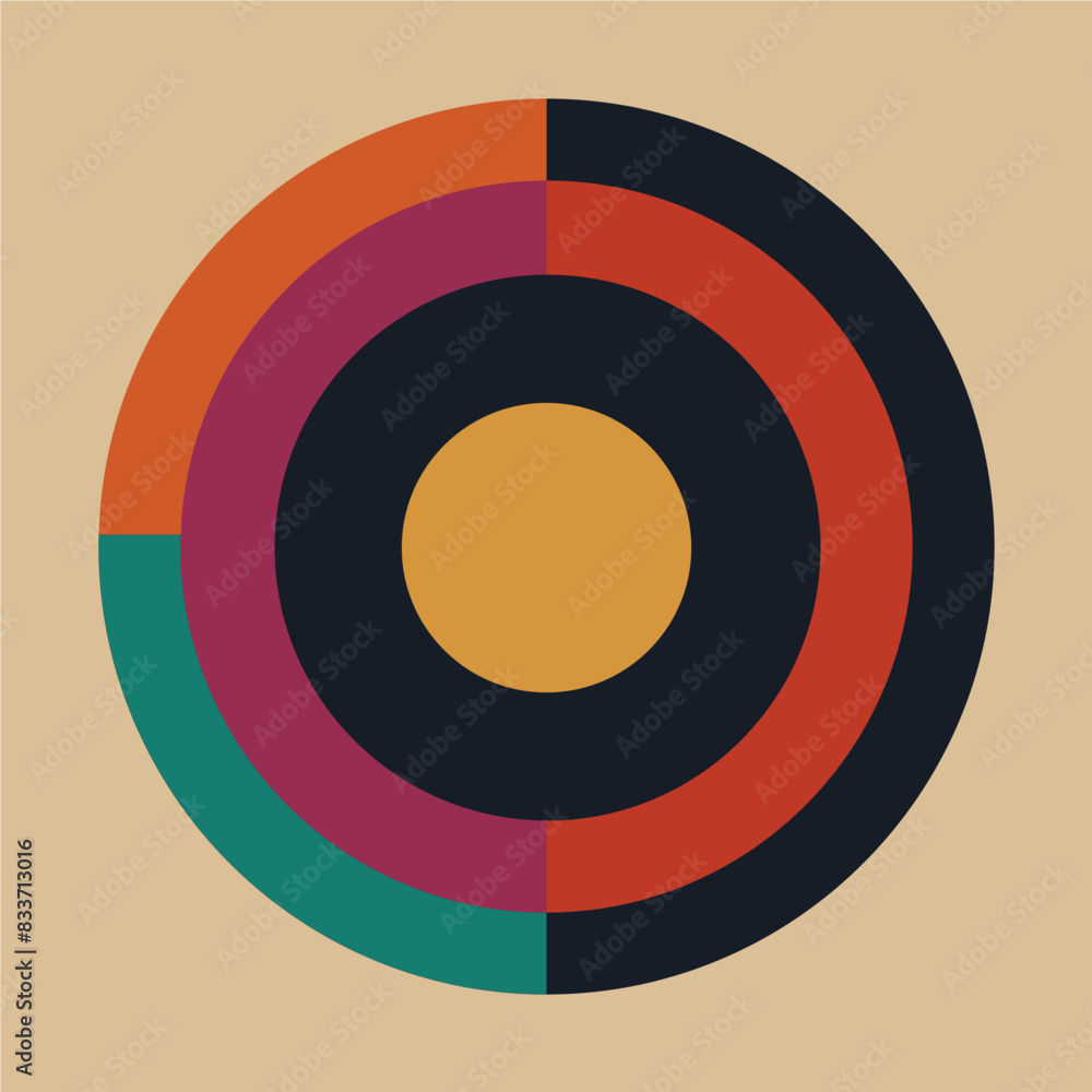 Retro Redux Vibrant Poster Collection illustration vector background Retro Redux Vibrant Poster Collection illustration vector background