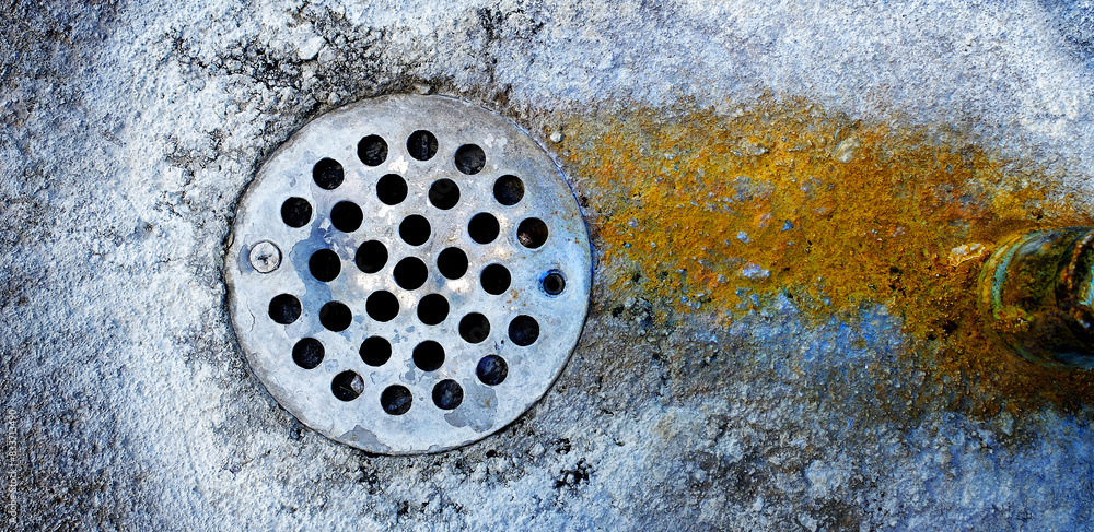 Stained Old Water Drain Texture Stained Old Water Drain Texture