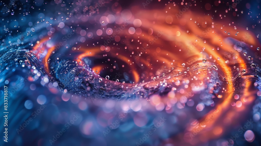 Abstract Rain Drops, High-speed photography of rain drops forming intricate abstract patterns Abstract Rain Drops, High-speed photography of rain drops forming intricate abstract patterns