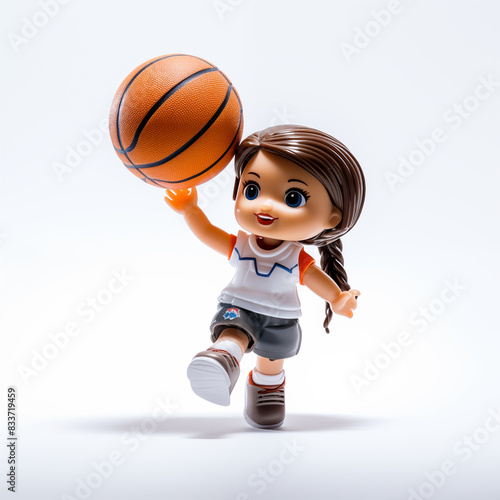 kid playing basketball