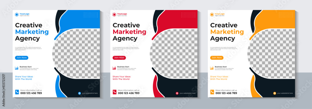 Corporate Social Media Banner Design, Modern Creative Social Media Post Template, Marketing, Web Banner, Sale, Vector Illustration Corporate Social Media Banner Design, Modern Creative Social Media Post Template, Marketing, Web Banner, Sale, Vector Illustration