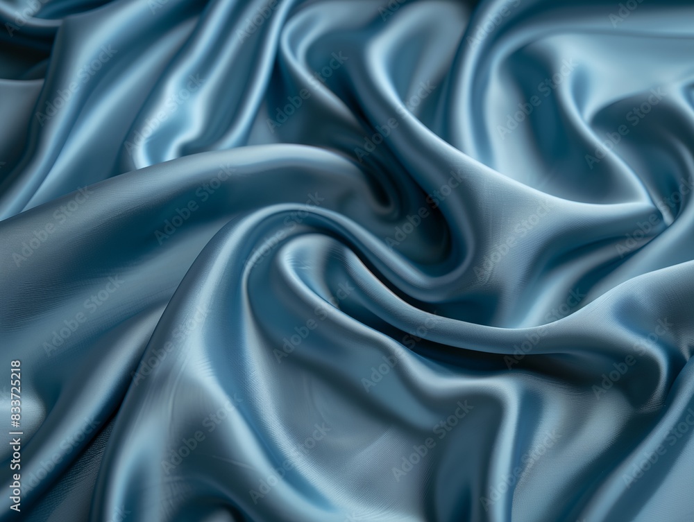 blue silk fabric with smooth pattern blue silk fabric with smooth pattern