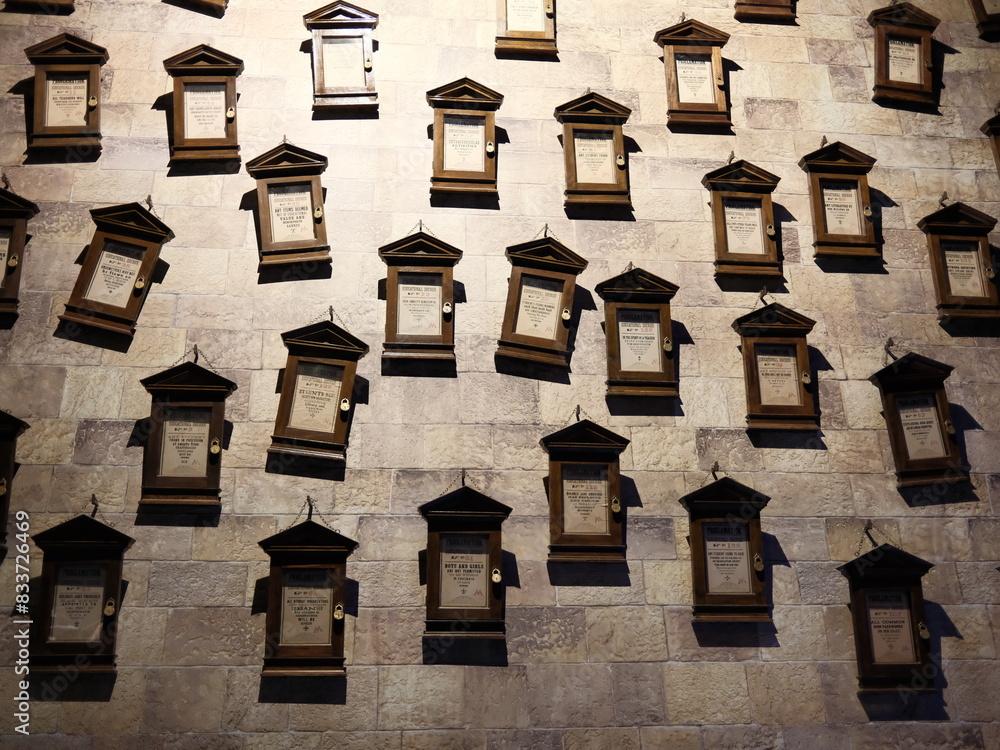 Fototapeta premium Tokyo - May 15 2024: Warner Bros. Studio make a new tour about the movie of Harry Potter
