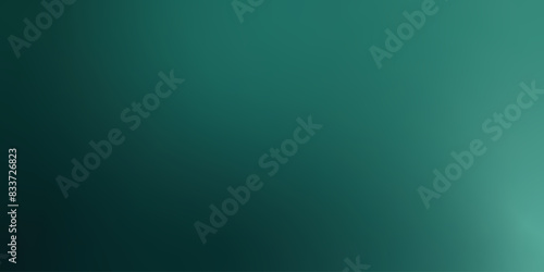 Simple emerald gradient background vector. Emerald green gradient banner background with copy space for design