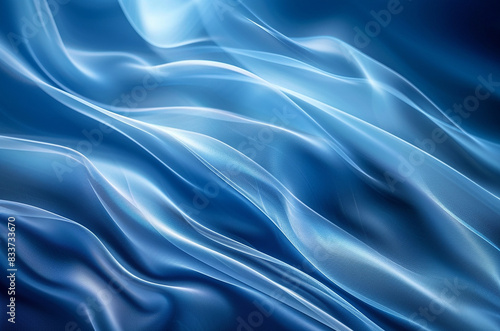 Wallpaper Mural a blue abstract painting of a wave with a blue background Torontodigital.ca