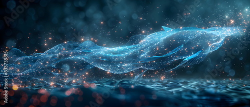 Wallpaper Mural The Use of artificial intelligence in freshwater fishing or saltwater fishing, water transportation, Fishing boats traveling in the middle of the sea Torontodigital.ca