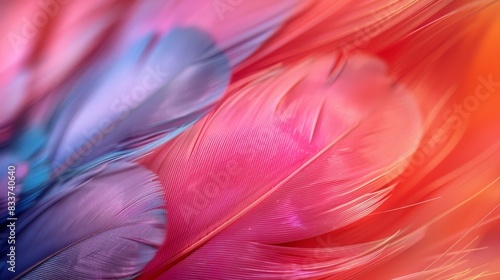 Abstract Feather Textures  Soft  colorful feather textures in macro detail  highlighting natural beauty and delicacy