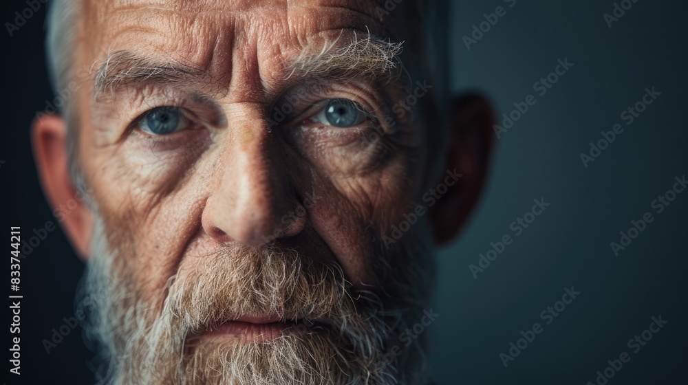 Mature Caucasian man s portrait Mature Caucasian man s portrait