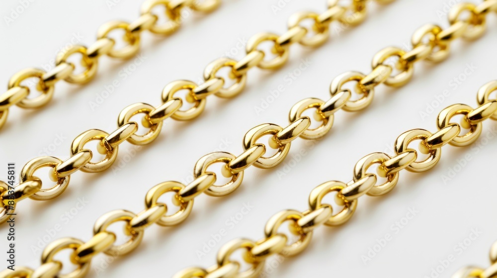 Obraz premium gold chains