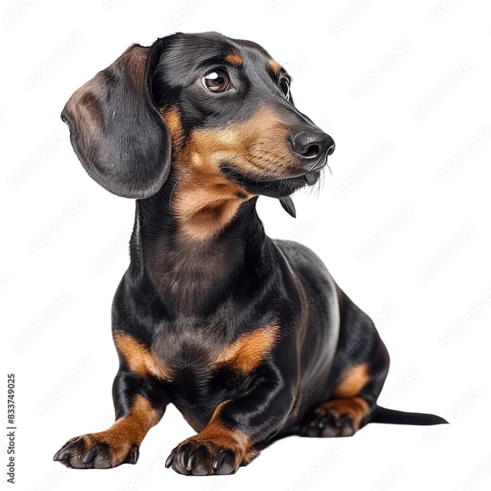 Dachshund isolated on transparent background Dachshund isolated on transparent background