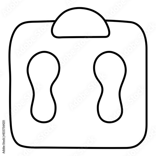 A beautiful design icon of weighing scale

