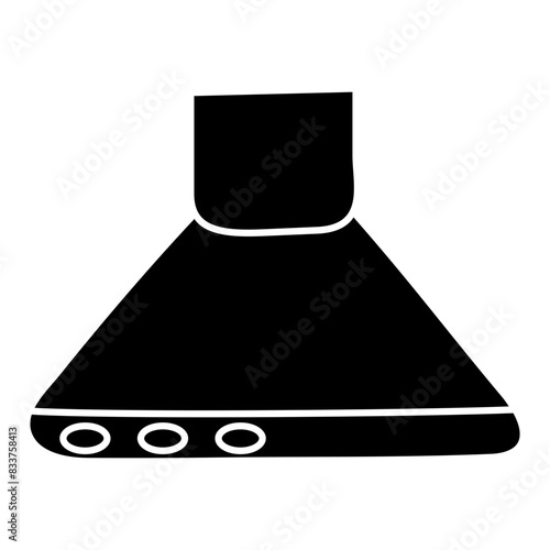 Creative design icon of extractor hood

