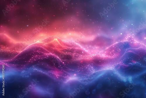 Digital image of color of the blurry purple and blue i pad app background