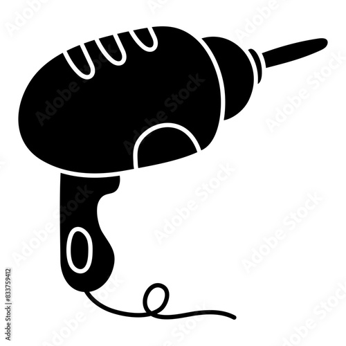 Premium download icon of drilling machine

