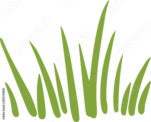 grass cartoon green shrubs bush drawing sketch